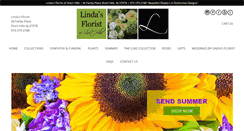 Desktop Screenshot of lindasflorist.com