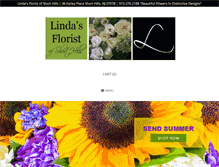 Tablet Screenshot of lindasflorist.com